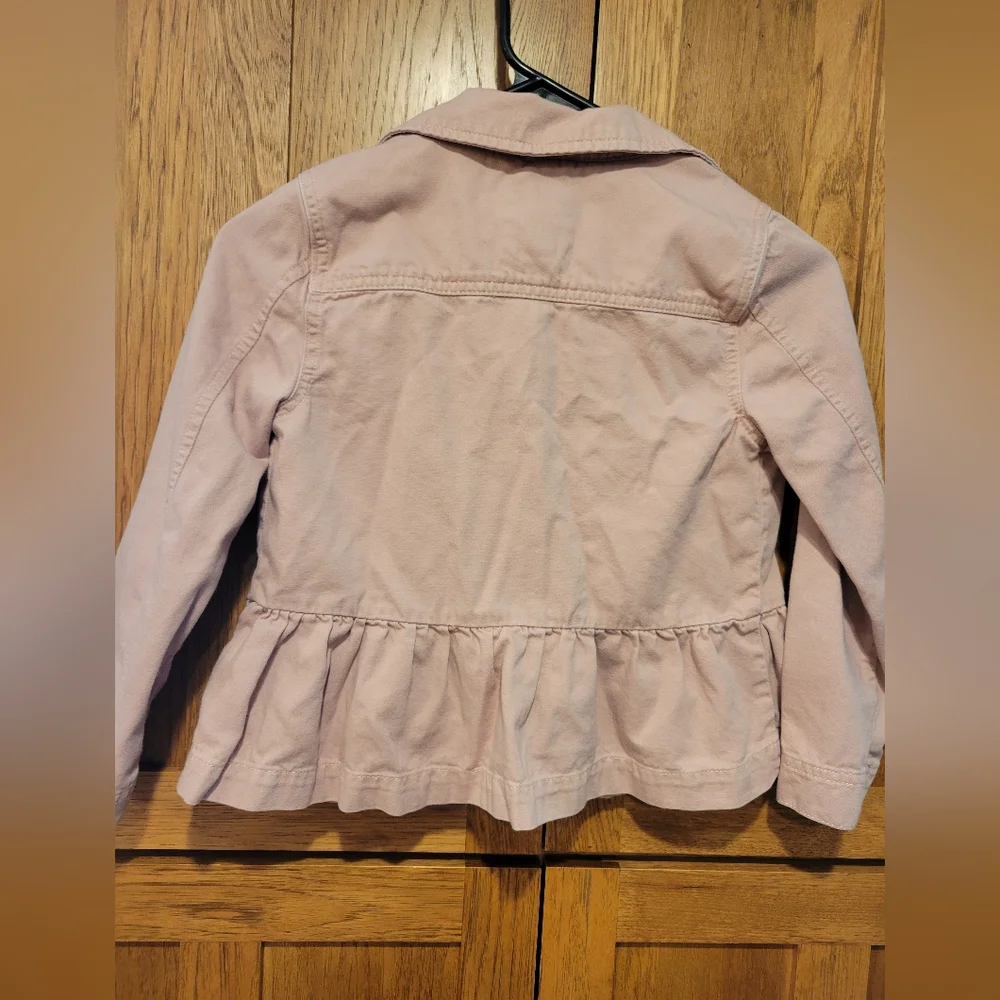 Gap Kids Size 5 Button Front Mauve Jacket - Picture 2 of 11